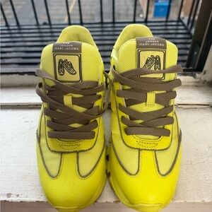 Marc Jacobs Women's Neon Yellow Sneakers
